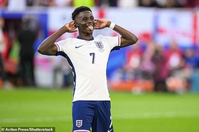 Bukayo Saka was England's strongest player against the Swiss and saved the day with his goal