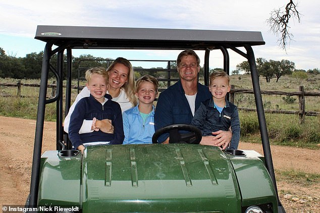 Fortunately, the football legend and his young family were safe from the cyclone