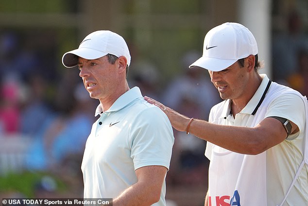 McIlroy was a picture of devastation after ruining the US Open with two shocking putts