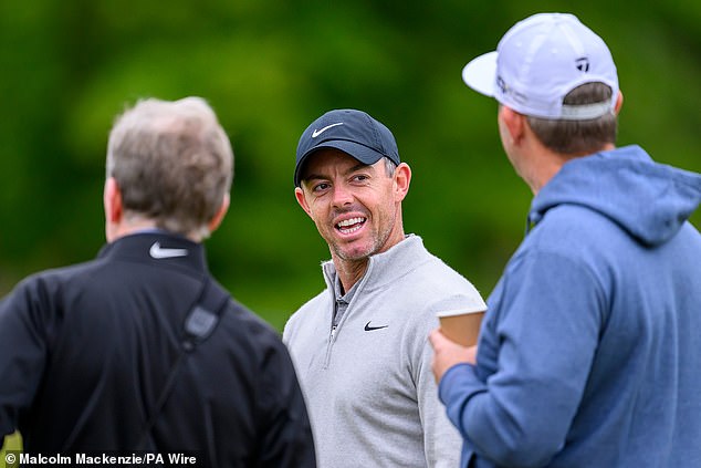 McIlroy returns to competition after a three-week absence following his collapse at the US Open