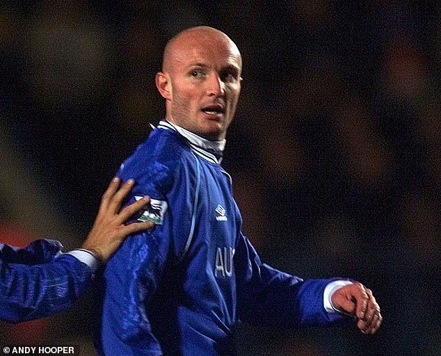 Former defender Frank Leboeuf pictured during a match for Chelsea in December 1999