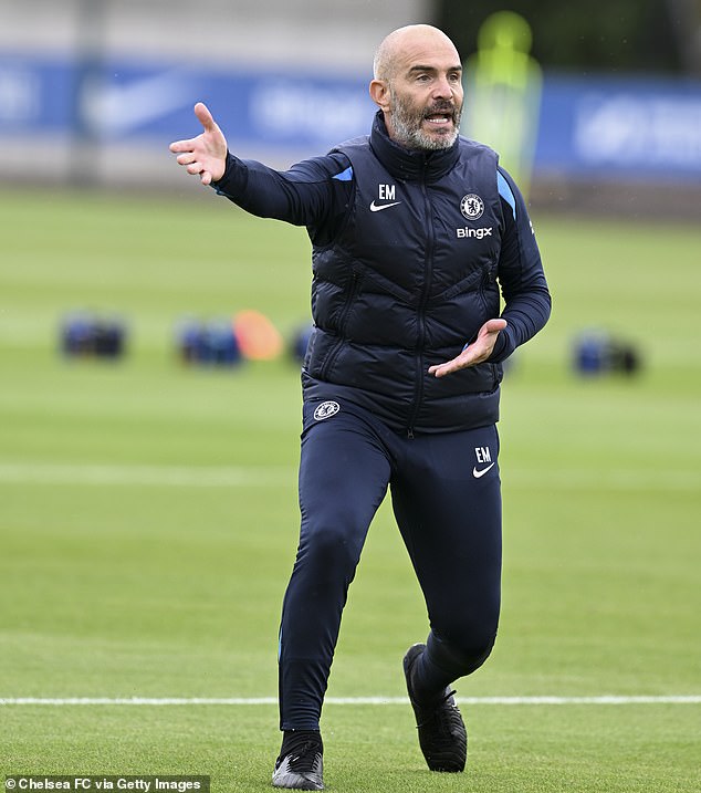 Leboeuf believes new Chelsea manager Enzo Maresca (pictured) should replace Mudryk