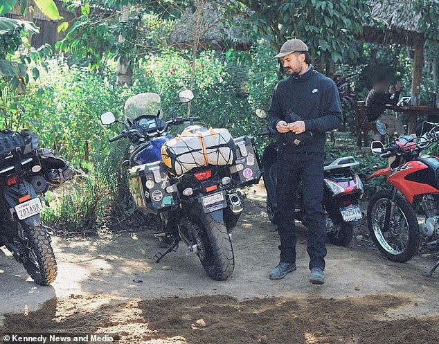 Luke had been cycling for nine months before he had an accident