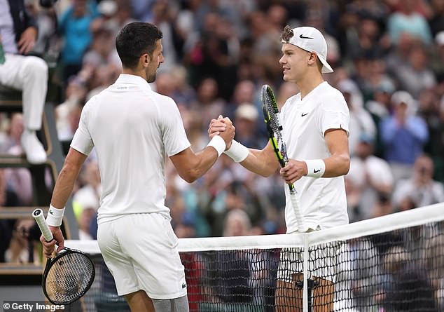 His outburst came after he defeated Holger Rune in three sets to reach the quarter-finals