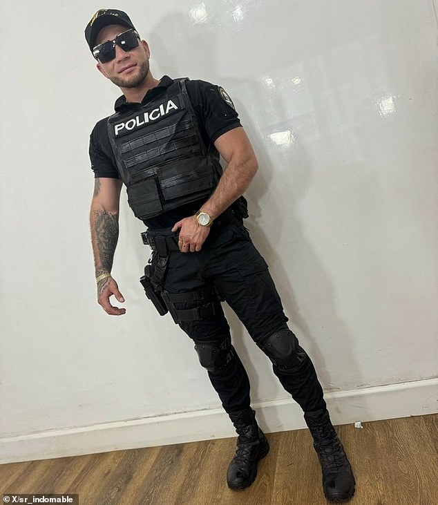 Jorge López has been a member of the Mexico City police since 2023, but sells his adult content on OnlyFans