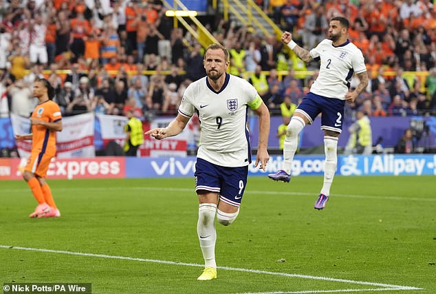 Kane brought his team back into the game and made European Championship history in the process