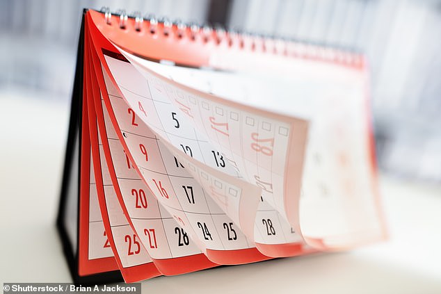 They say time flies when you're having fun. But it also flies when you're looking ahead, according to a new study (stock image)