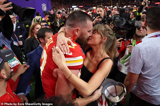 Swift played with her tight end boyfriend at Chiefs games last season, attending 13 games in total.