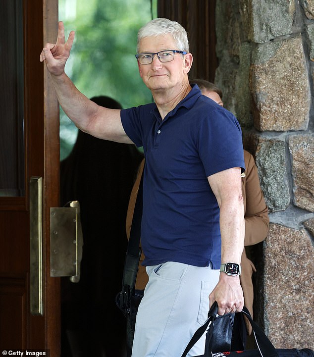 Apple CEO Tim Cook is one of many media and tech giants on the guest list for this year's 'billionaire summer camp'