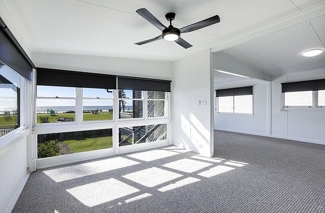 Renovated in the 1960s and located just steps from the pristine sands of Miami Beach, the home has a 