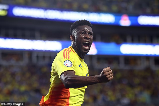 Crystal Palace's Jefferson Lerma scored the only goal for Colombia, who are now in the Copa America final