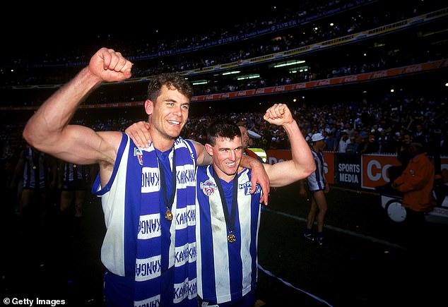 The pub where Stevens lost his life was co-owned by his then-mate Wayne Carey (pictured together) - who infamously ended their friendship just two years later