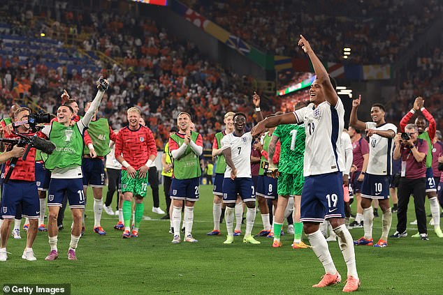 Ollie Watkins' dramatic final goal sent the Three Lions through to the Euro 2024 final