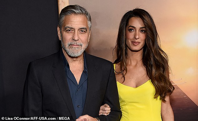 Their relationship has cooled since Biden attacked an attempt by Clooney's attorney wife, Amal Clooney (pictured), to jail the Israeli prime minister