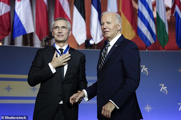 Pelosi said she urged her colleagues to keep their concerns to themselves until the president finishes hosting this week's NATO conference.