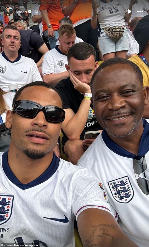 Sharing the snap with his brother and family members, the model had a big smile on his face as he captioned it: 'Proudest in the world, Berlin is next'