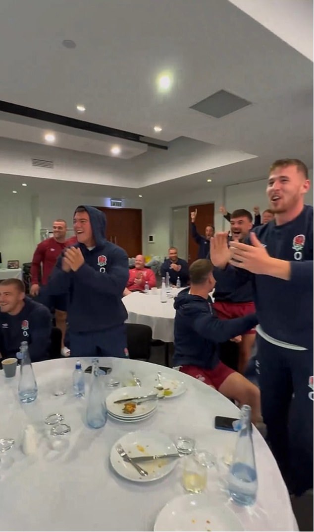 A video on the official England Rugby X account showed the players celebrating wildly