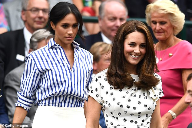 Kate met Meghan Markle at the 2018 tennis championships before the rift within the royal family