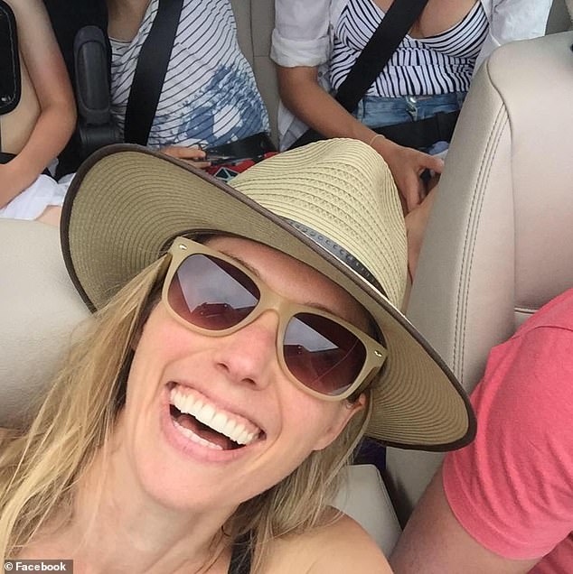 Ms Hamann (pictured), 46, who is originally from Taree on the NSW north coast, is believed to be the mother of two children from a previous relationship