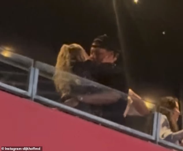 Patrick and Brittany appeared completely in love in a suite at Taylor Swift's concert in Amsterdam