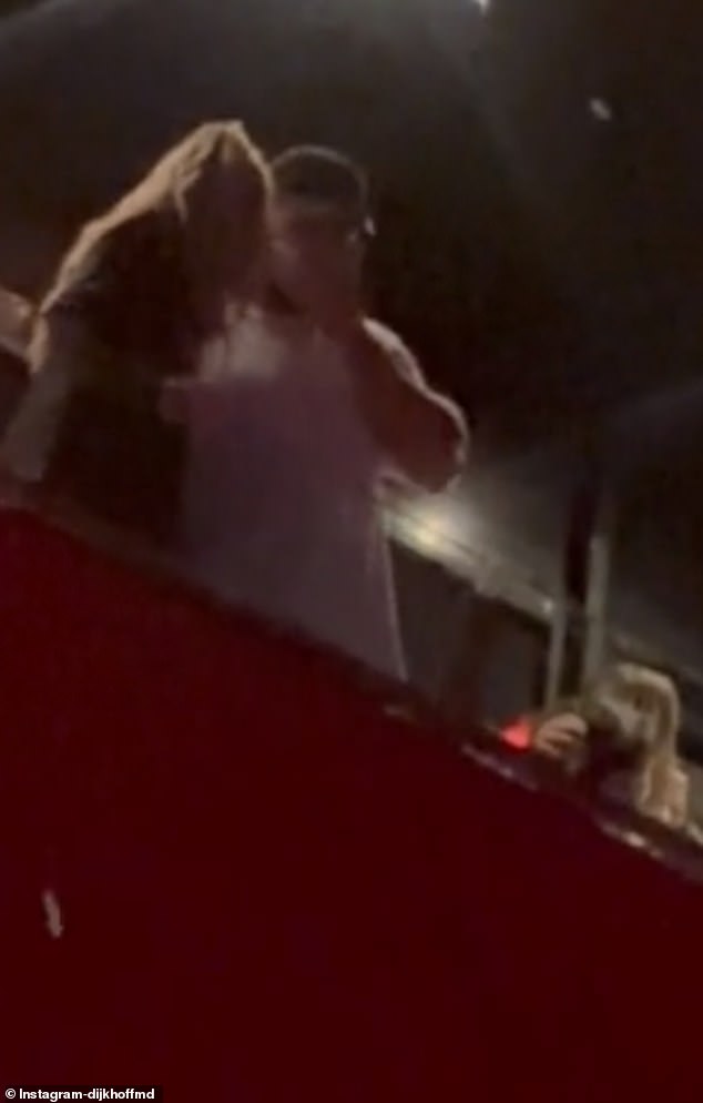 Travis Kelce was even comforted by Brittany when he got emotional during the show