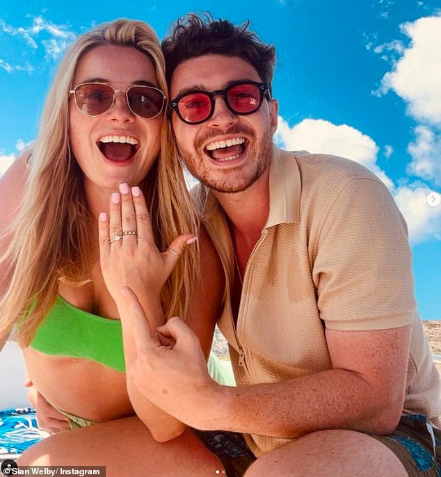 Sian got engaged to Heart Radio producer Jake during a romantic holiday to Greece in 2023