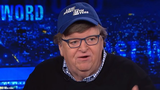 Documentary maker Michael Moore made a 'request' on his podcast for Biden to drop out of the presidential race in an attempt to defeat Trump