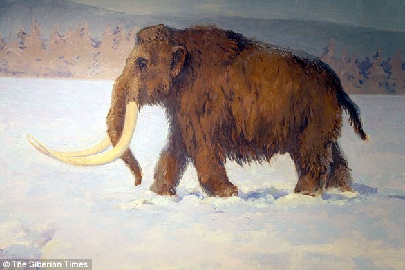 The woolly mammoth is one of the best understood prehistoric animals known to science, as their remains are often not fossilized, but frozen and preserved (artist's impression)