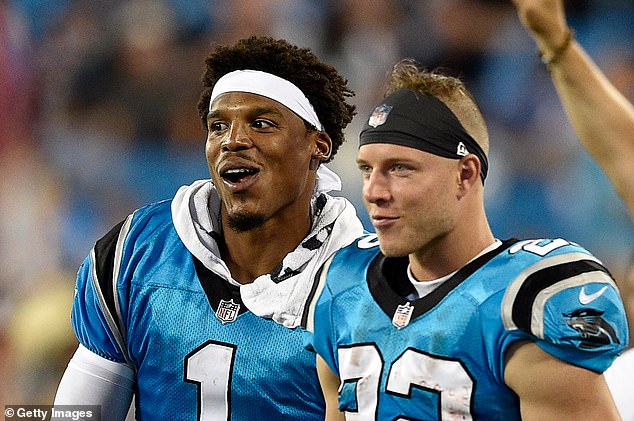 Newton and McCaffrey previously shared a locker room in Carolina for three seasons