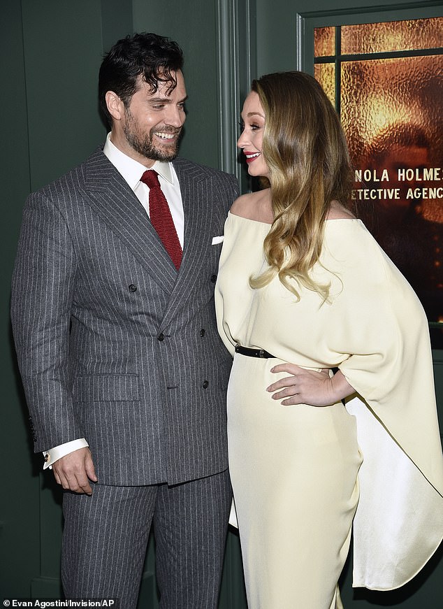 The couple have been officially together since 2021 and made their red carpet debut at the 2022 premiere of Enola Holmes 2 (pictured)