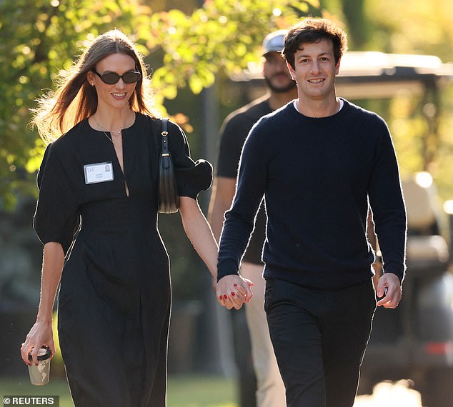 Jared Kushner's brother Josh and his supermodel wife Karlie Kloss were also spotted at the billionaires' retreat on Thursday