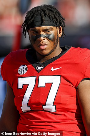 Devin Willock, Georgia Bulldogs offensive lineman