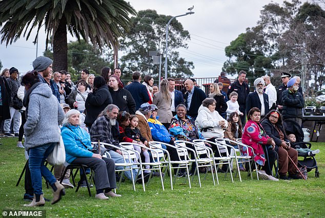 Community members gathered for a heartfelt display of strength at a vigil in Chifley Park in Lalor Park in Sydney's west on Thursday