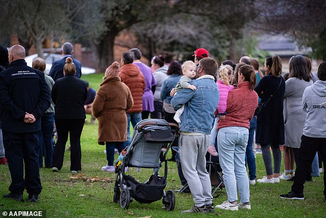 The Lalor Park community gathered for a vigil on Thursday to pay their respects at a vigil in Chifley Park in Sydney's west