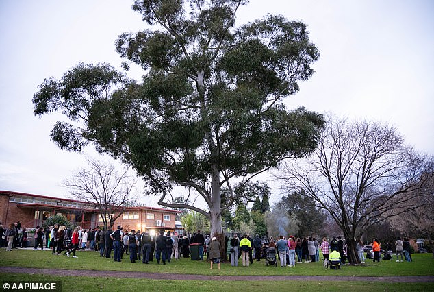 The Lalor Park community gathered for a vigil on Thursday to pay respects to the family of three children who died in a house fire on Sunday