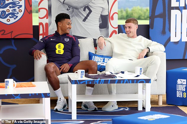 Ollie Watkins (left) and Cole Palmer (right) got the chance to talk about the magical night in Dortmund on the English YouTube channel