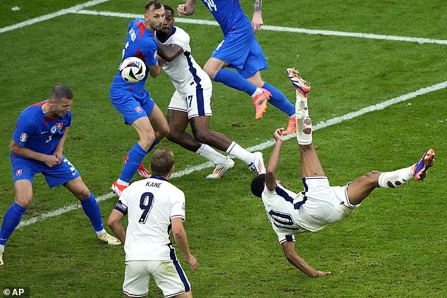 England have had a few turning points at Euro 2024, including Jude Bellingham's spectacular bicycle kick against Slovakia in the last 16.