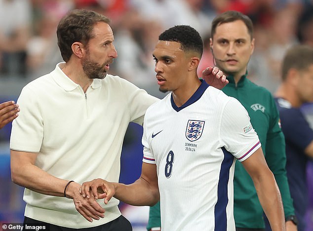 Southgate tried Trent Alexander-Arnold in midfield for England's first two games but it didn't work