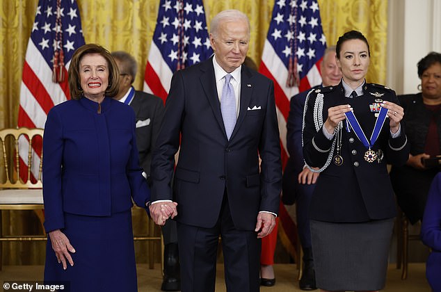 There are rumors that Pelosi represents the members who feel Biden is being forced down their throats to continue the race