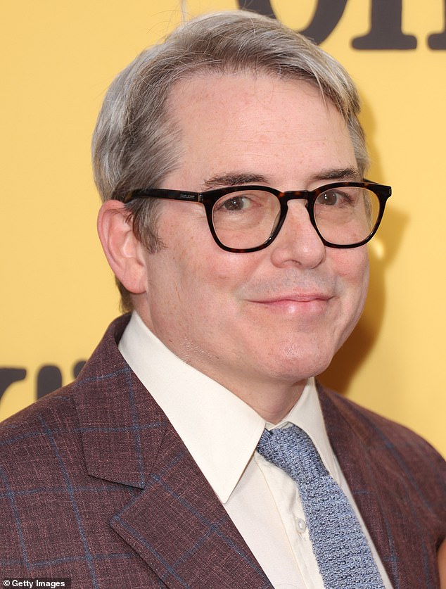 Matthew Broderick looked sharp as he walked the red carpet in a maroon jacket with a blue tie