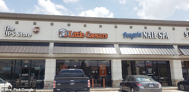 Officials say Palmer became enraged after Little Caesars employees misplaced his order