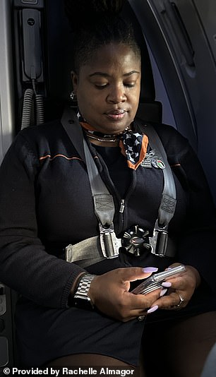 Faust, who is Jewish, told DailyMail.com he was offended when he saw a female flight attendant – who has not been named – wearing a Palestinian flag pin on her uniform during the flight.