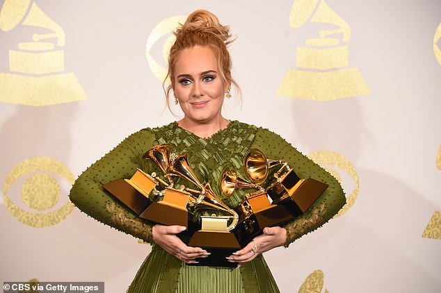 Adele is currently taking a break from performing to recharge before returning to the United States in October to kick off her Vegas Weekends With Adele show (pictured in 2017)