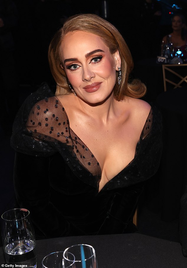 The source said Adele is 'British through and through', which has fuelled her desire to return to her roots (Pictured in 2022)