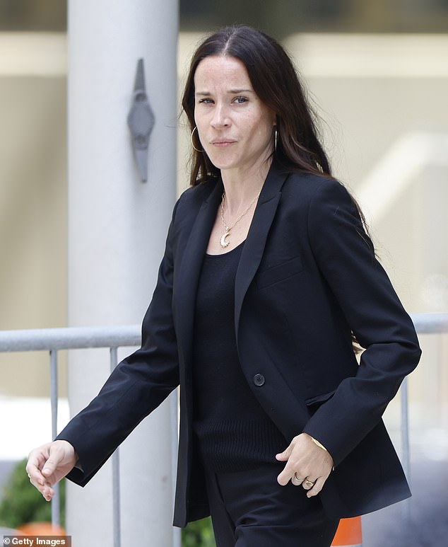 Harris was arrested just one day before her scheduled voluntary surrender to begin her month-long prison sentence for stealing a diary from Ashley Biden (pictured last month) four years ago