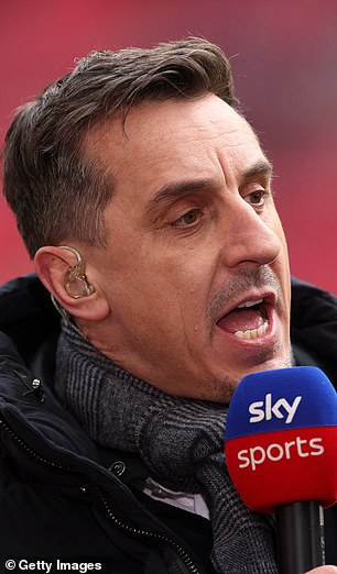 Sky Sports analyst Neville won't be happy with his doppelganger