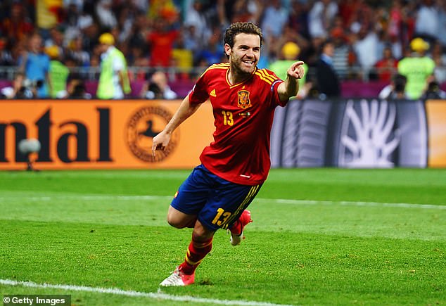 Juan Mata, pictured at the 2012 Euro final, will also be part of the BBC's expert team