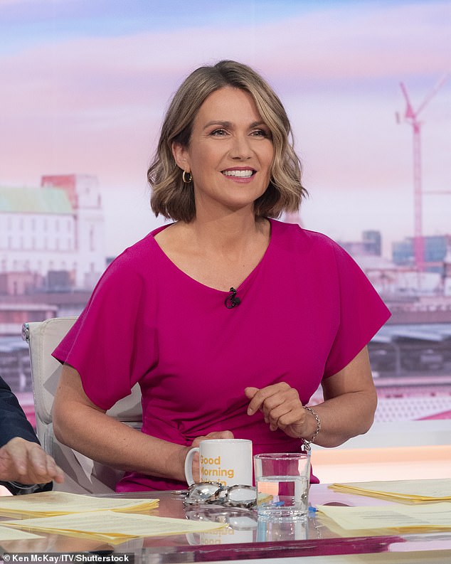 The Good Morning Britain presenter, 53, decided to give up drinking in recent years and has lost more than a stone (pictured in July 2024)