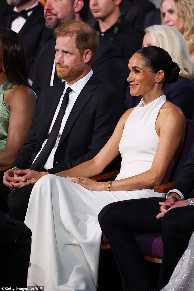 However, it's clear that Meghan has nothing to worry about as the Celine heels she chose complimented her perfectly and completed the outfit completely.