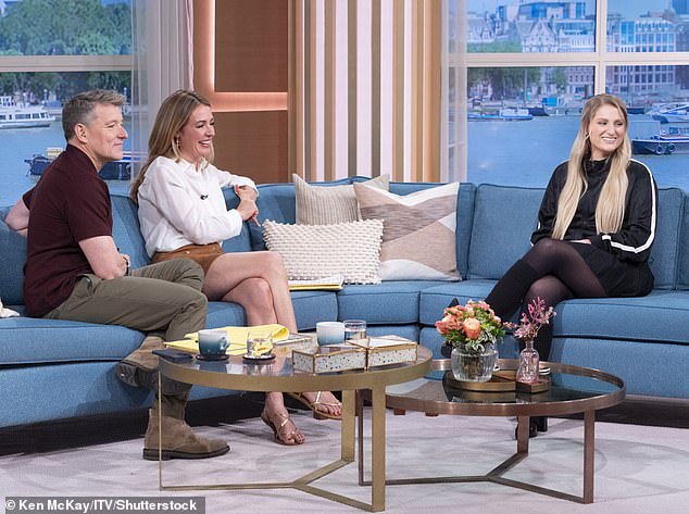 Since new presenters Holly Willoughby, 43, and Phillip Schofields, 62, took over, half a million viewers have stopped watching the ITV Daytime show (Cat and Ben pictured interviewing Meghan Trainor, right)